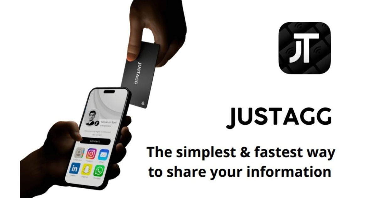 Justagg Launches Digital Business Cards, Revolutionizing the Networking Space